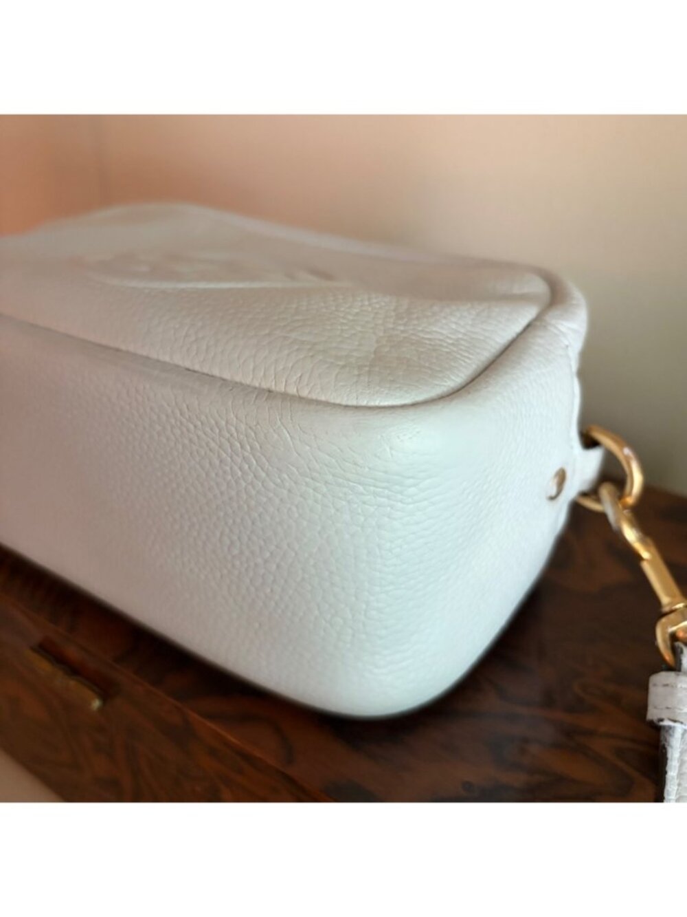 Tory Burch Perry Bombe White Crossbody Camera Handbag - Picture 4 of 13